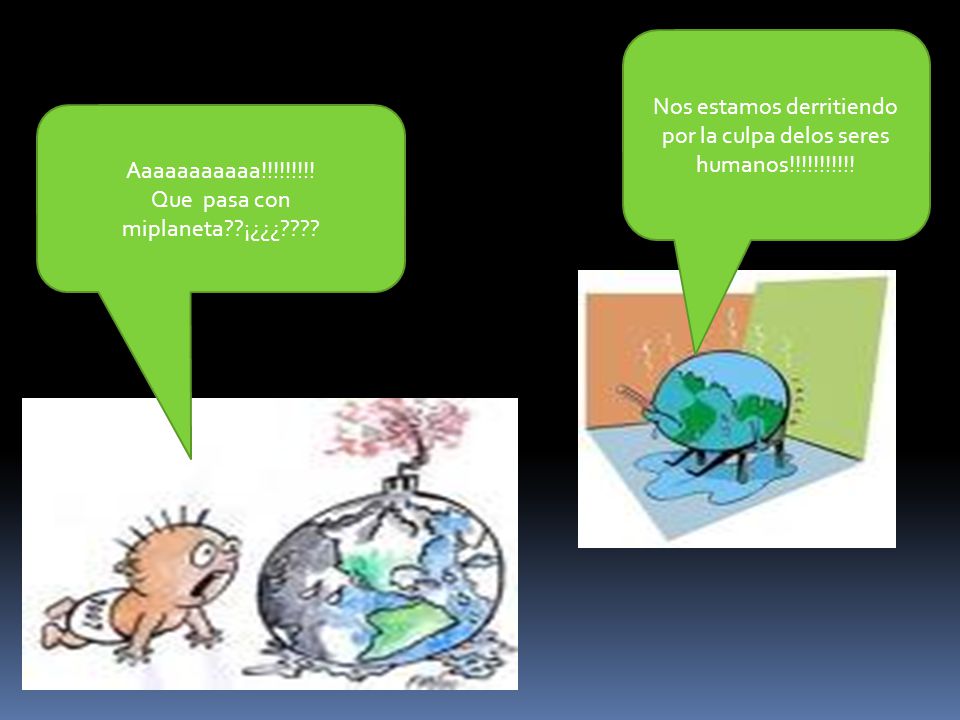 Nos estamos derritiendo por la culpa delos seres humanos!!!!!!!!!!!