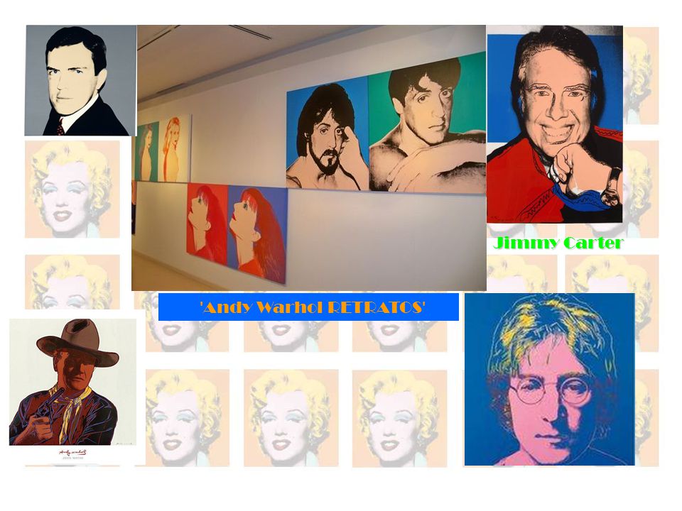 Jimmy Carter Andy Warhol RETRATOS