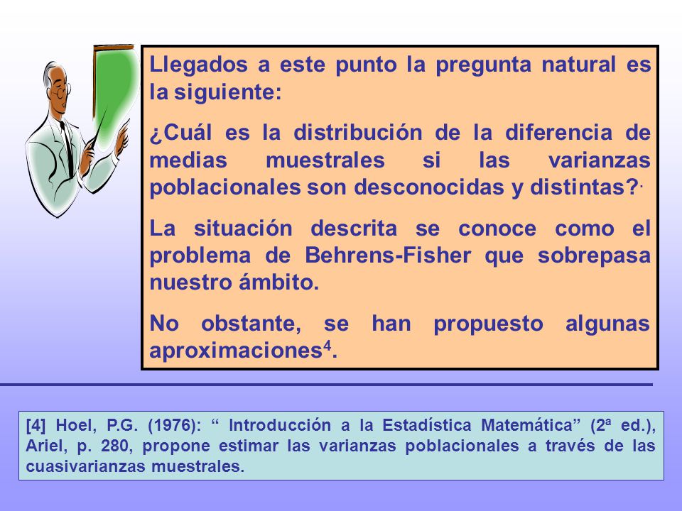Llegados a este punto la pregunta natural es la siguiente:
