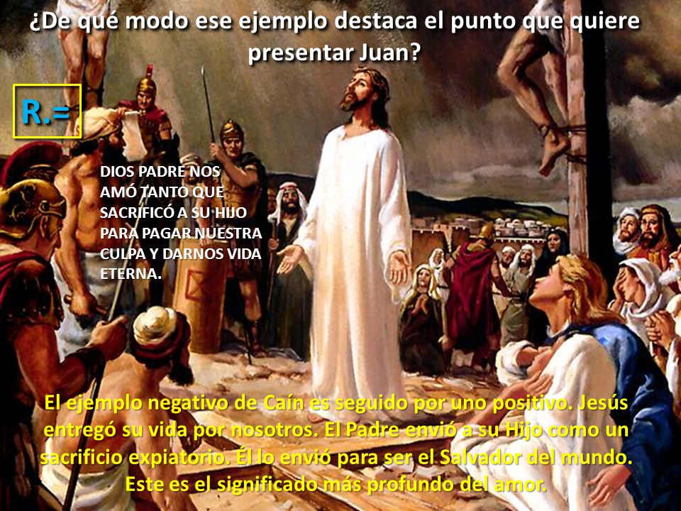 ¿De qué modo ese ejemplo destaca el punto que quiere presentar Juan