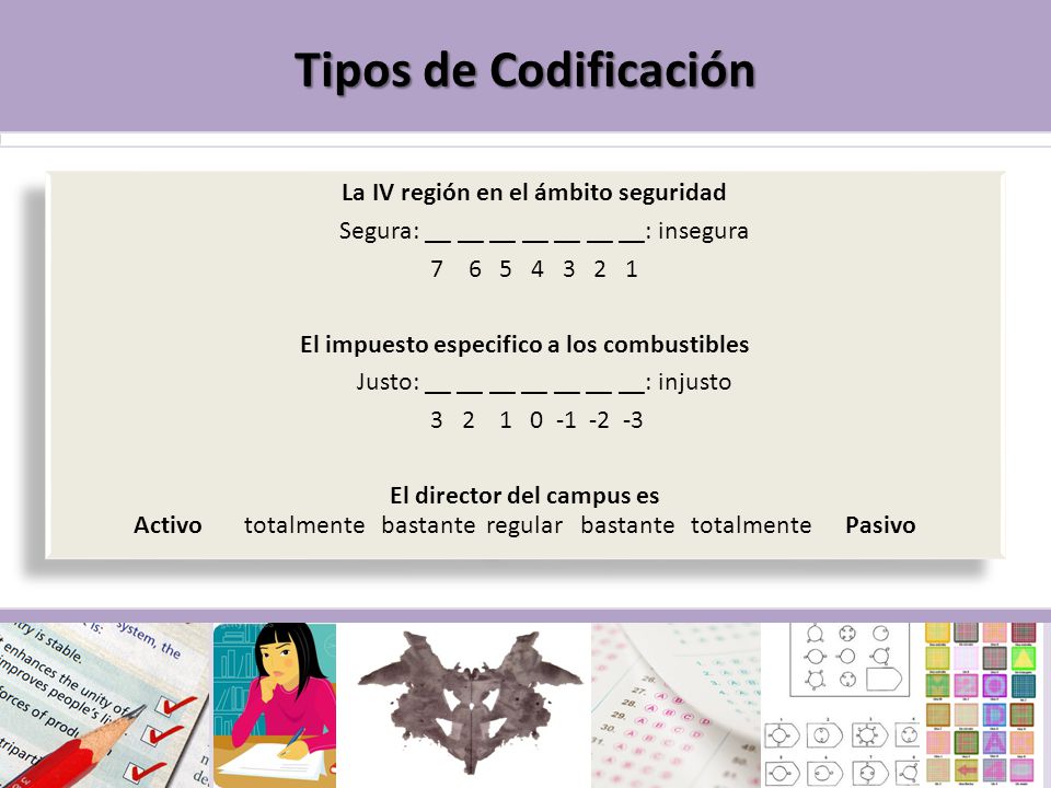 Tipos de Codificación La IV región en el ámbito seguridad