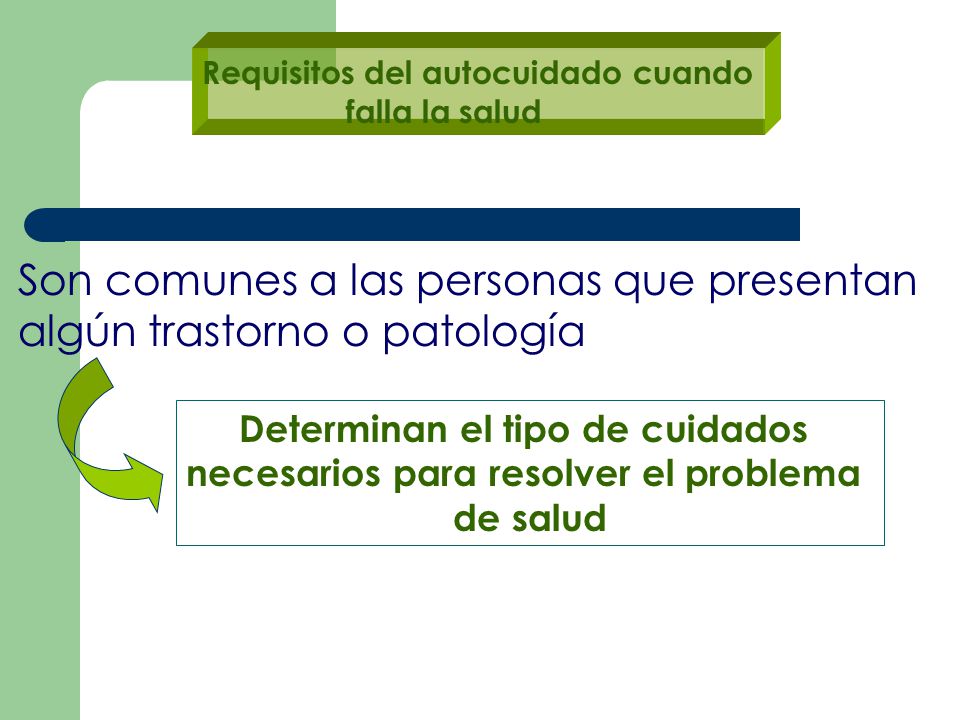 Determinan el tipo de cuidados necesarios para resolver el problema