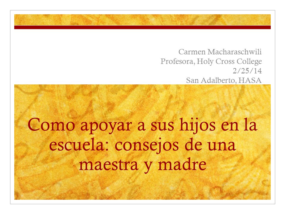Como apoyar a sus hijos en la escuela: consejos de una maestra y madre