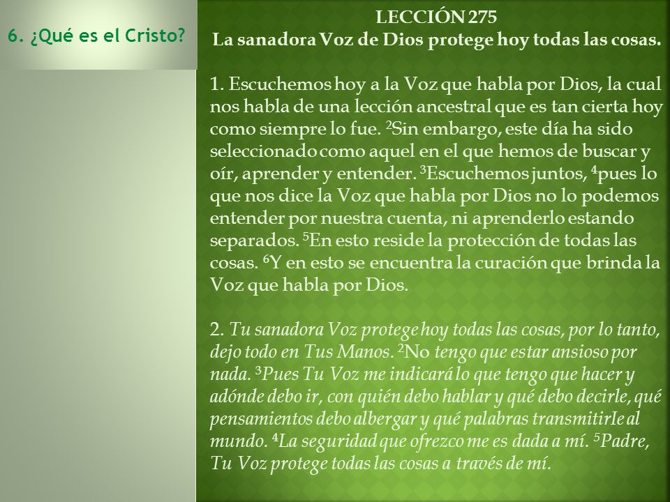 La sanadora Voz de Dios protege hoy todas las cosas.