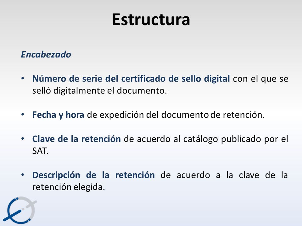 Estructura Encabezado