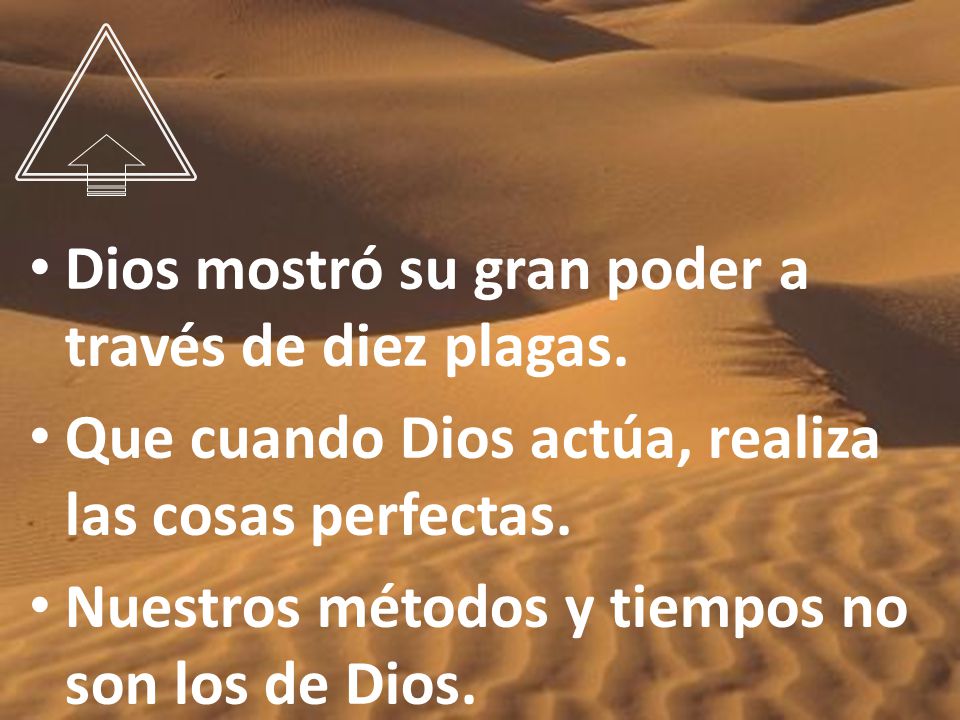 Dios mostró su gran poder a través de diez plagas.