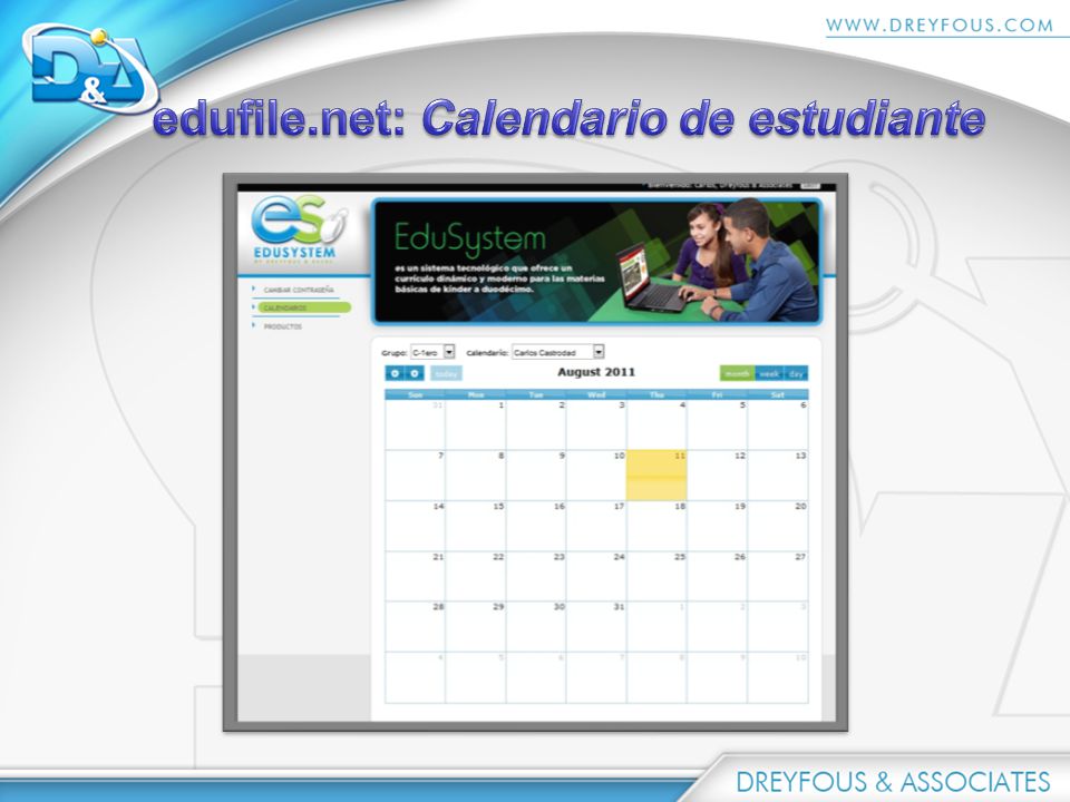 edufile.net: Calendario de estudiante