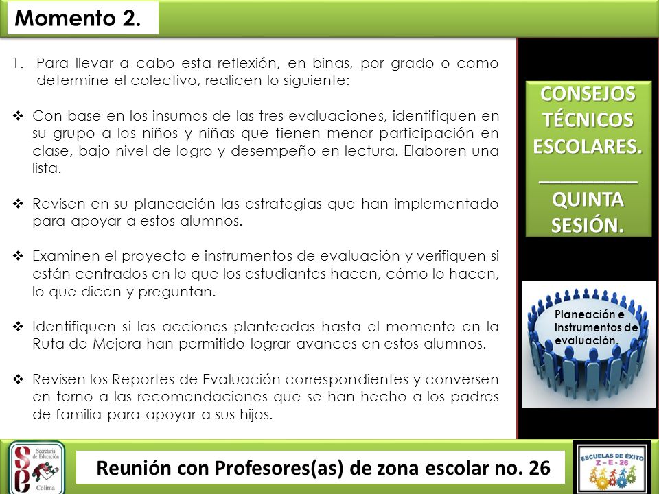 CONSEJOS TÉCNICOS ESCOLARES._________ QUINTA SESIÓN.