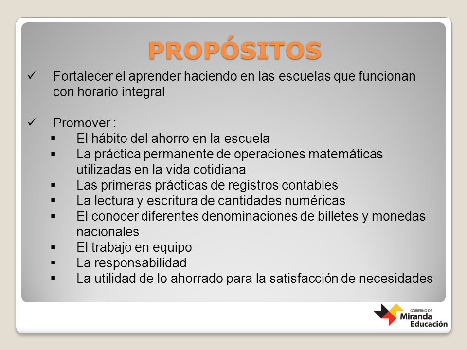 PROPÓSITOS Fortalecer el aprender haciendo en las escuelas que funcionan con horario integral. Promover :