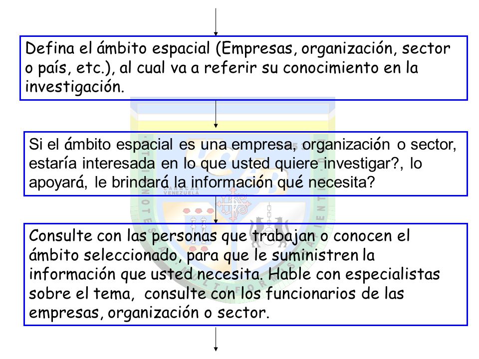 Defina el ámbito espacial (Empresas, organización, sector o país, etc