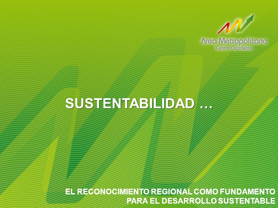 SUSTENTABILIDAD … EL RECONOCIMIENTO REGIONAL COMO FUNDAMENTO PARA EL DESARROLLO SUSTENTABLE 29