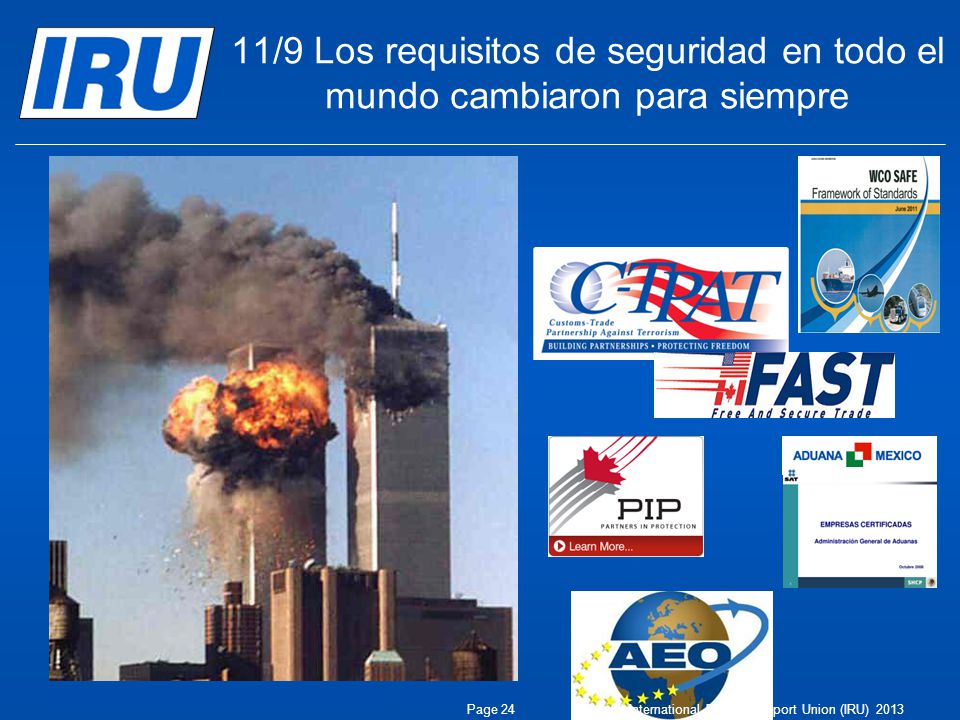 11/9 Los requisitos de seguridad en todo el mundo cambiaron para siempre