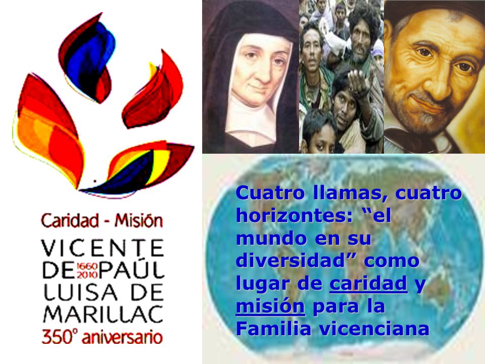 Cuatro llamas, cuatro horizontes: el mundo en su diversidad como lugar de caridad y misión para la Familia vicenciana