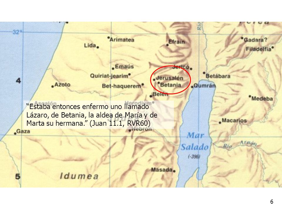 Estaba entonces enfermo uno llamado Lázaro, de Betania, la aldea de María y de Marta su hermana. (Juan 11.1, RVR60)