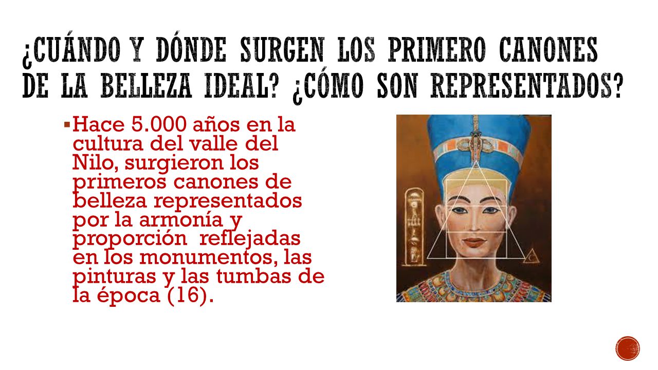 ¿Cuándo y dónde surgen los primero canones de la belleza ideal