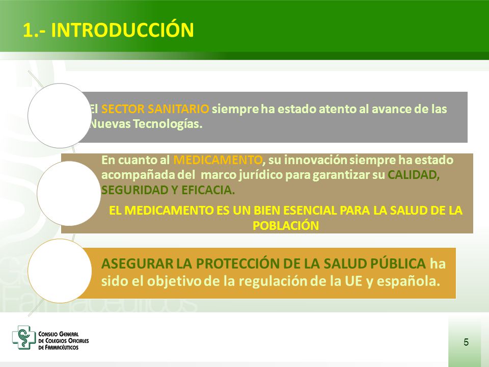 EL MEDICAMENTO ES UN BIEN ESENCIAL PARA LA SALUD DE LA POBLACIÓN
