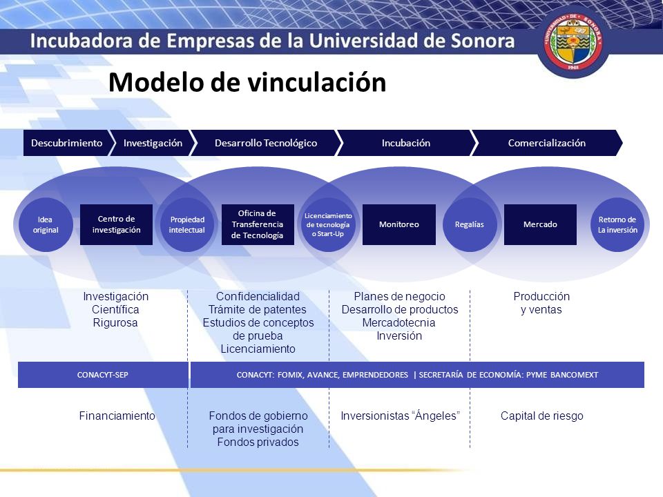 Modelo de vinculación Descubrimiento Investigación