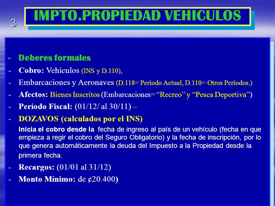 IMPTO.PROPIEDAD VEHICULOS