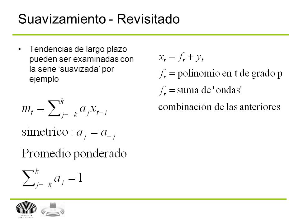 Suavizamiento - Revisitado