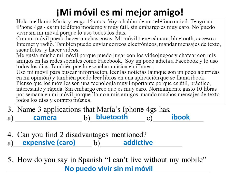 ¡Mi móvil es mi mejor amigo! No puedo vivir sin mi móvil