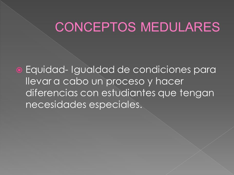 CONCEPTOS MEDULARES