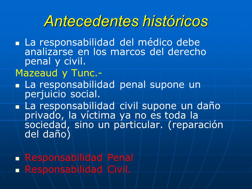 Antecedentes históricos