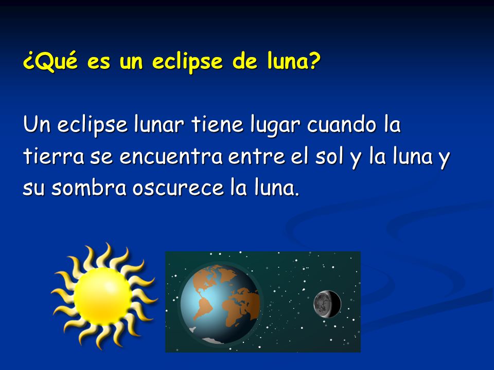 ¿Qué es un eclipse de luna