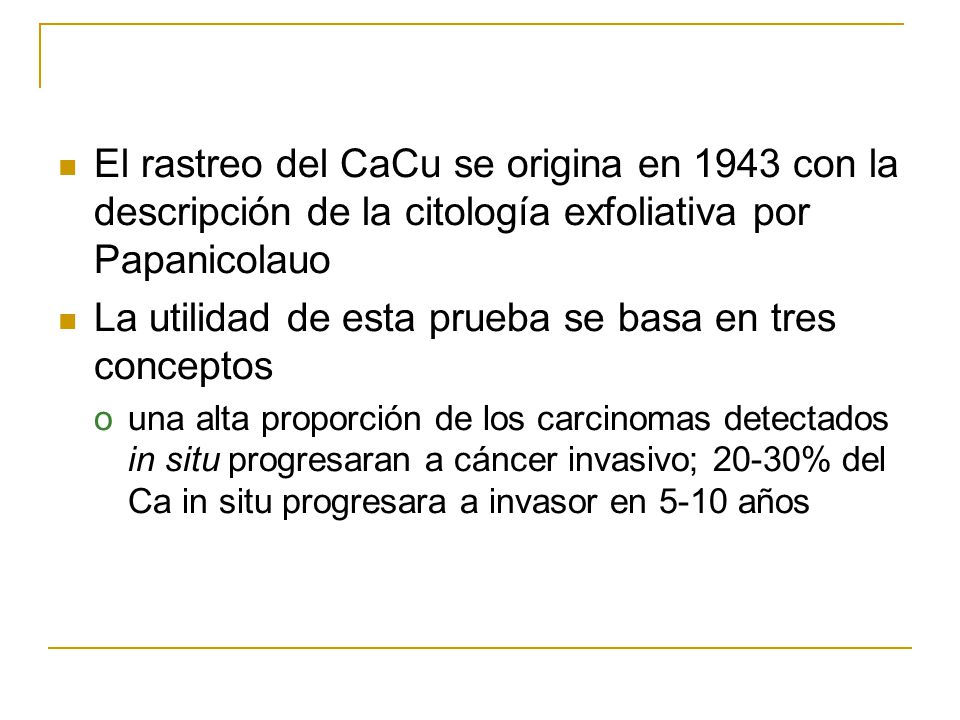 La utilidad de esta prueba se basa en tres conceptos