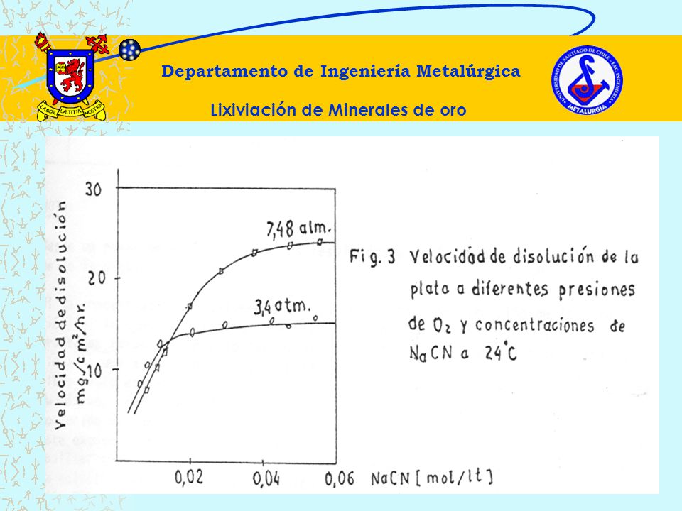 Departamento de Ingeniería Metalúrgica Lixiviación de Minerales de oro