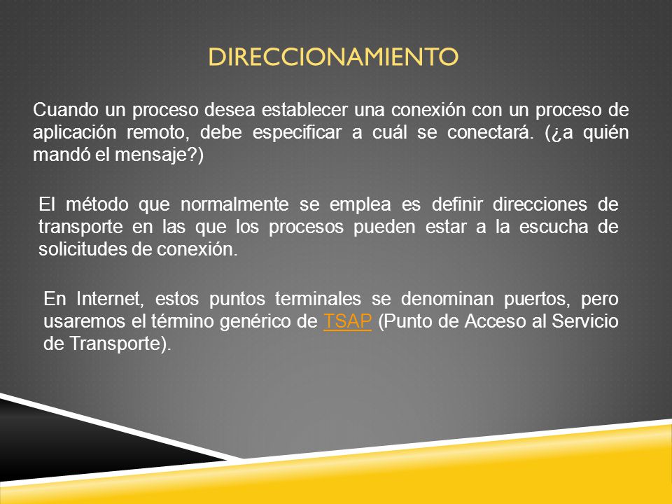 DIRECCIONAMIENTO