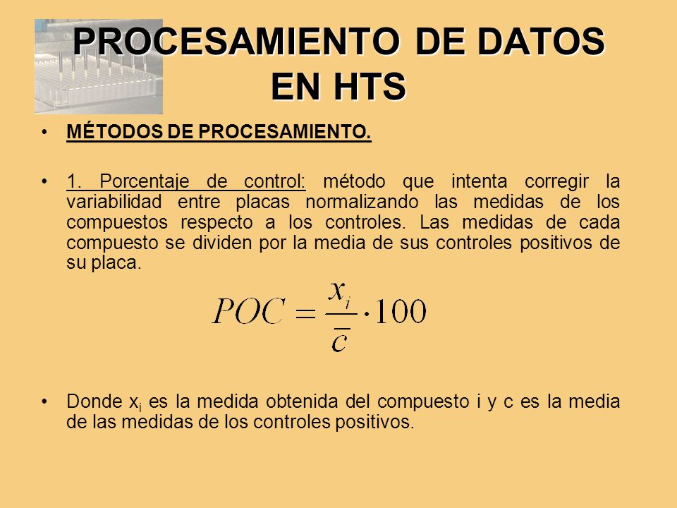PROCESAMIENTO DE DATOS EN HTS