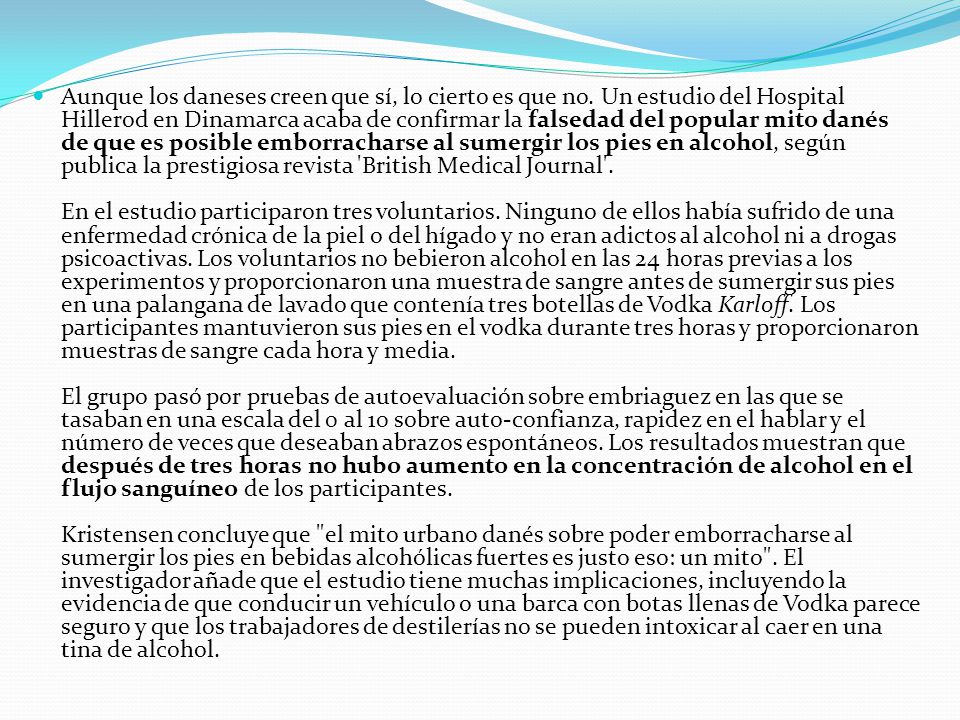 Aunque los daneses creen que sí, lo cierto es que no