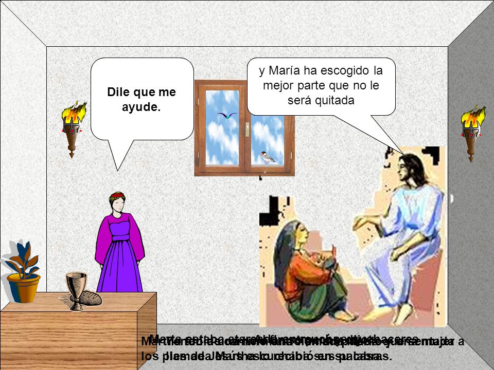 Señor, ¿No te importa que mi hermana me dejo sola en el trabajo