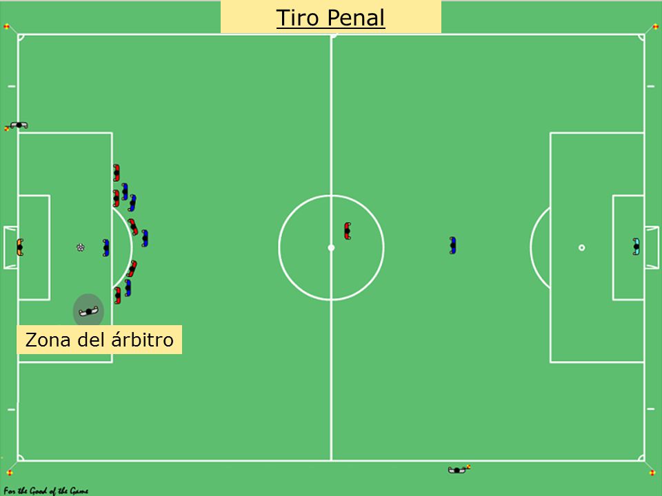 Tiro Penal Zona del árbitro