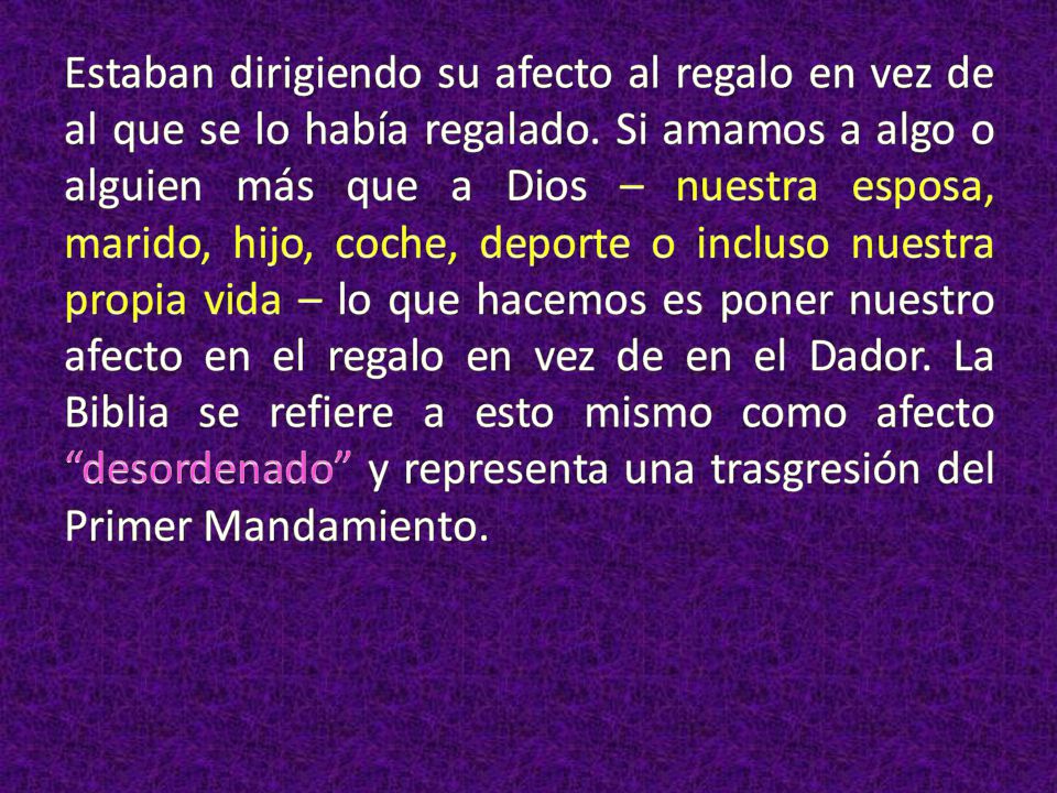 Estaban dirigiendo su afecto al regalo en vez de al que se lo había regalado.