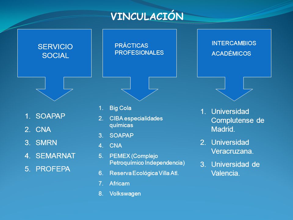 VINCULACIÓN SERVICIO SOCIAL Universidad Complutense de Madrid. SOAPAP