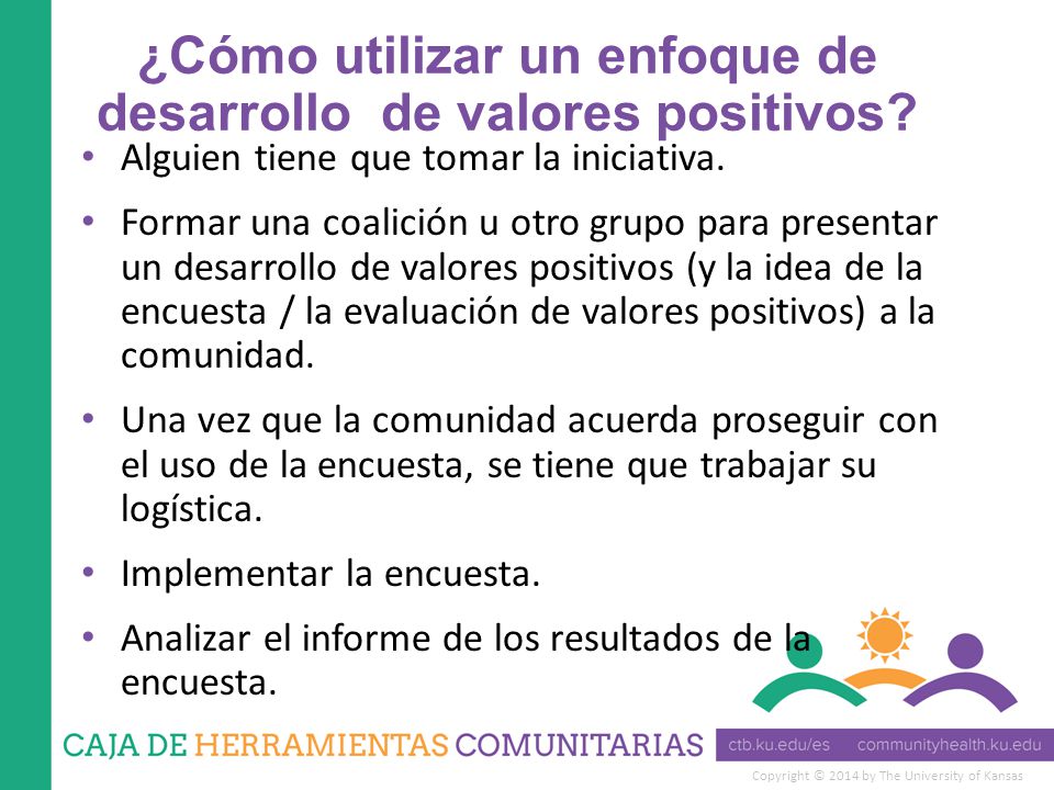 ¿Cómo utilizar un enfoque de desarrollo de valores positivos