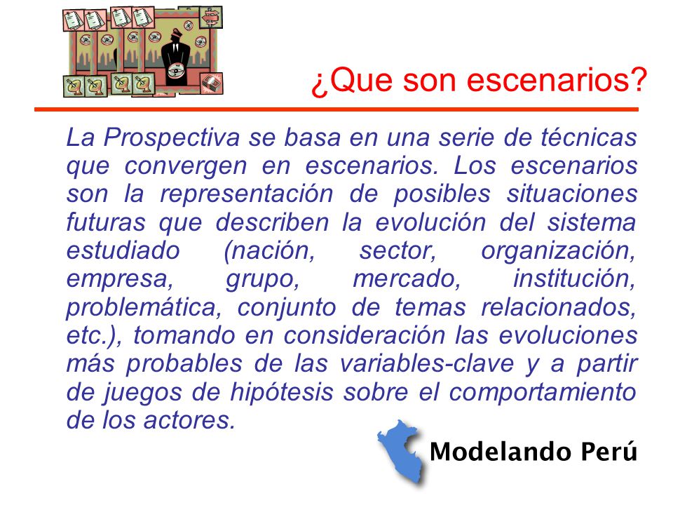 ¿Que son escenarios