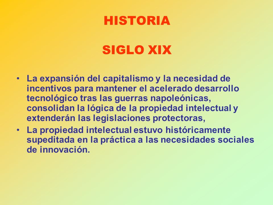 HISTORIA SIGLO XIX