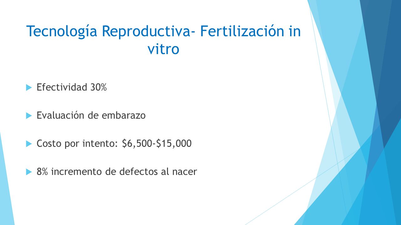 Tecnología Reproductiva- Fertilización in vitro
