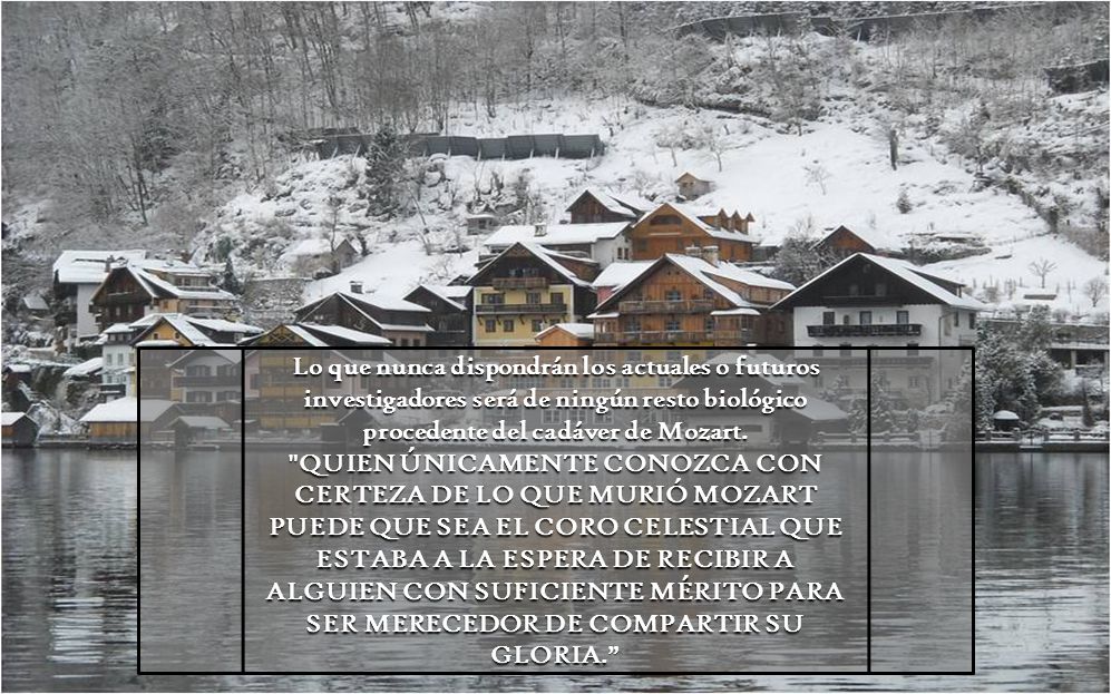 Lo que nunca dispondrán los actuales o futuros investigadores será de ningún resto biológico procedente del cadáver de Mozart.