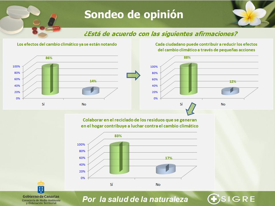 Sondeo de opinión ¿Está de acuerdo con las siguientes afirmaciones