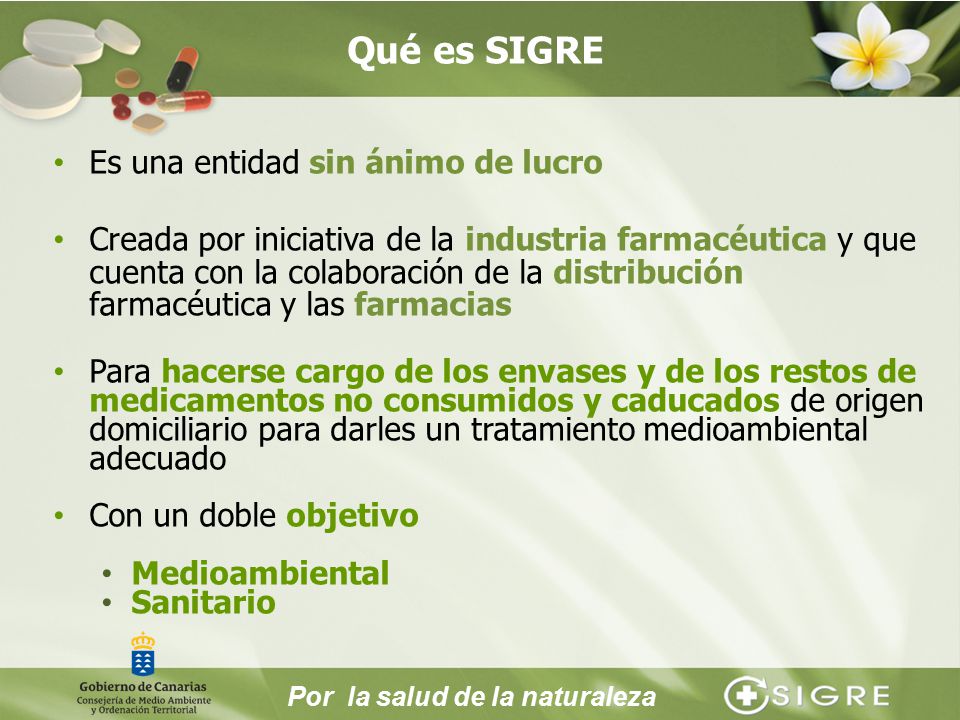 Qué es SIGRE Es una entidad sin ánimo de lucro