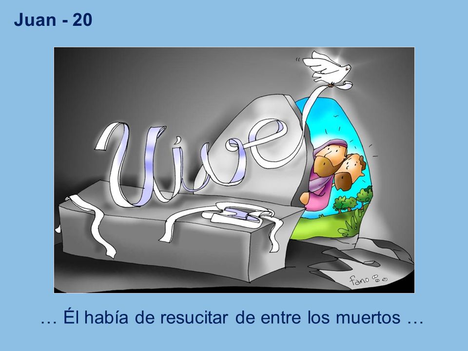 Juan - 20 … Él había de resucitar de entre los muertos …