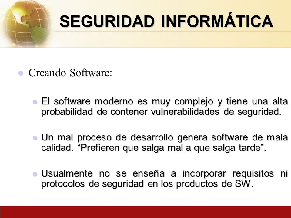 SEGURIDAD INFORMÁTICA