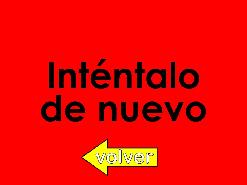 Inténtalo de nuevo