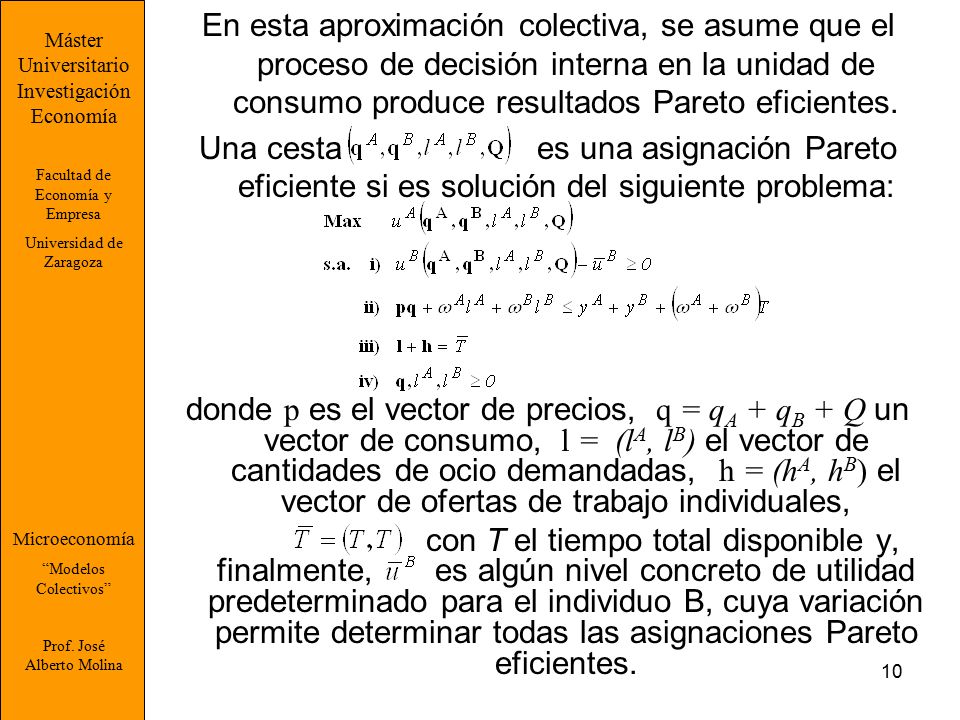 Máster Universitario. Investigación. Economía. Facultad de Economía y Empresa. Universidad de Zaragoza.