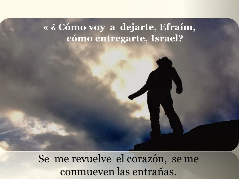 Se me revuelve el corazón, se me conmueven las entrañas.