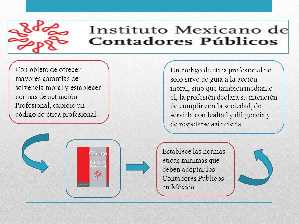 Con objeto de ofrecer mayores garantías de solvencia moral y establecer normas de actuación Profesional, expidió un código de ética profesional.