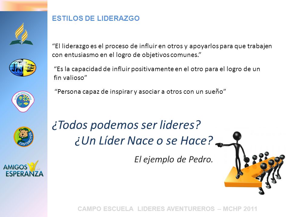 ¿Todos podemos ser lideres ¿Un Líder Nace o se Hace